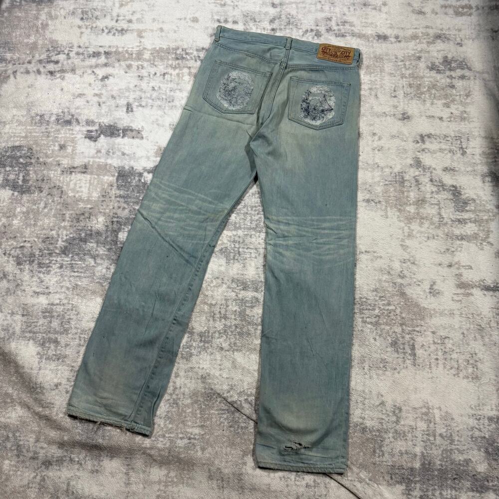 Authentic Bape 2000’s Ape Head Baggy Jeans 34